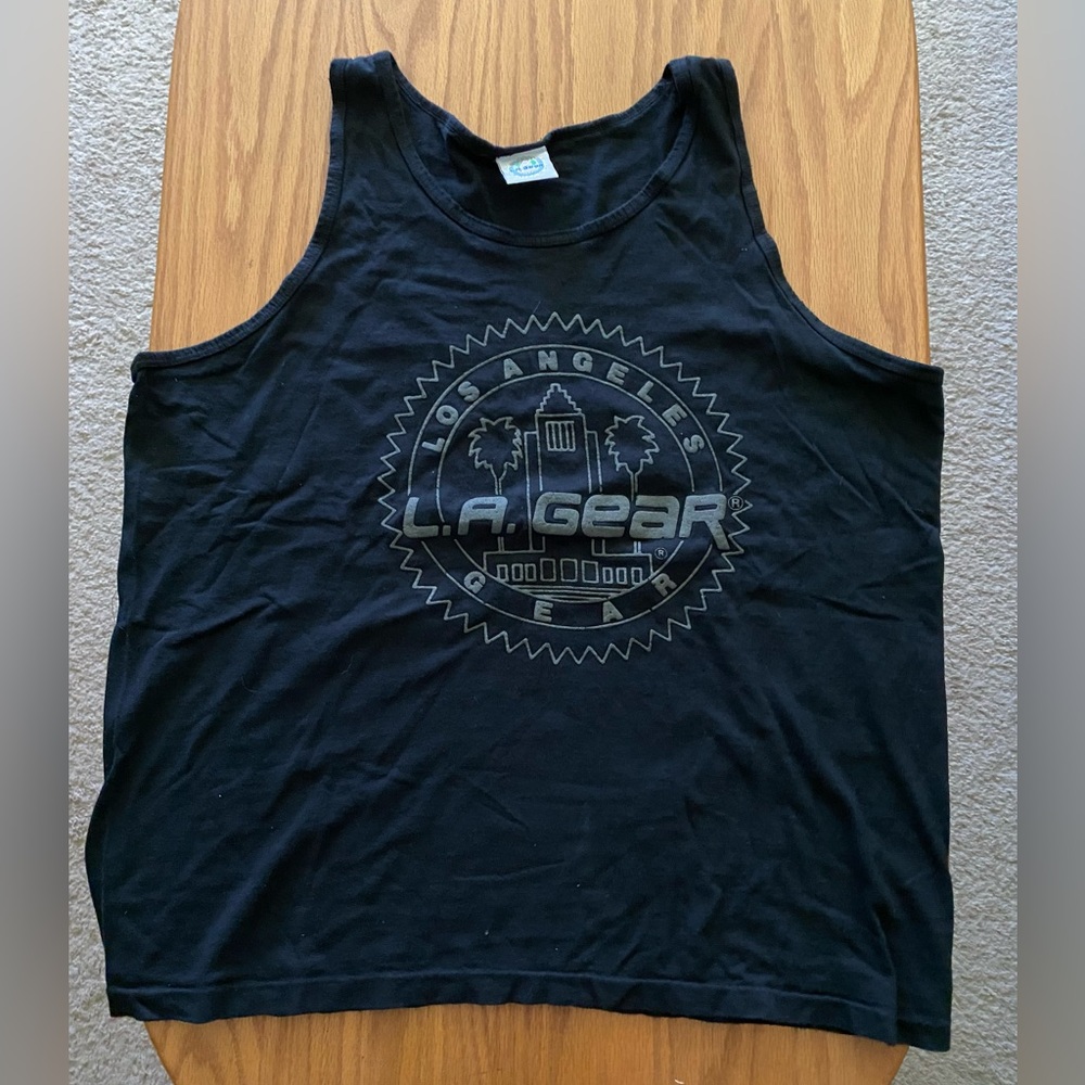 Men’s Large L.A. Gear Los Angeles Tank Top Black